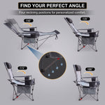 Premium Reclining Outdoor Camping Chair – Adjustable Comfort Seat - 4