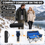 Heated Camping Chair – Single Chair & Double Loveseat Options - 4