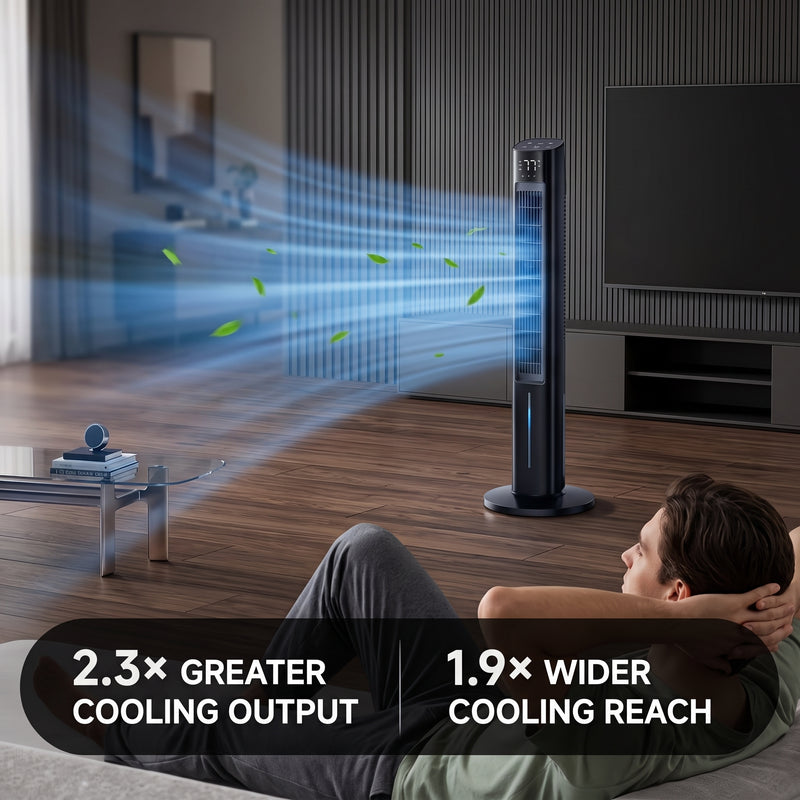 3-in-1 Evaporative Air Cooler Tower Fan with Remote Control - 4