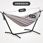 Double Hammock with Steel Stand – Indoor & Outdoor Comfort - 4