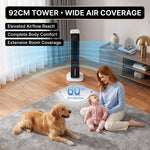 3-in-1 Evaporative Air Cooler Tower Fan with Remote Control - 4