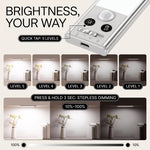 Rechargeable Under Cabinet Lights with Motion Sensor, 2-Pack - 4
