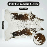 Faux Cowhide Rug – Animal Print Area Rug for Living Room, Bedroom & Office - 4