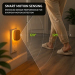 PLUG-IN NIGHT LIGHT – MOTION SENSOR, DUSK-TO-DAWN & DIMMING - 4