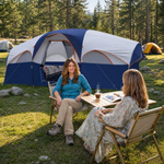 5–8 PERSON FAMILY DOME CAMPING TENT – WATERPROOF OUTDOOR TENT WITH RAINFLY & CARRY BAG - 4