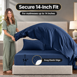 BEDDING SETS – 7-PIECE COMFORTER SET WITH SHEETS - 4