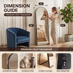 FULL LENGTH MIRROR – ARCHED STANDING & WALL-MOUNT DESIGN - 4