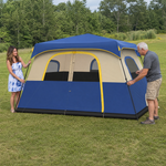 8–10 Person Instant Cabin Camping Tent with Room Divider - 4