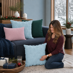 Christmas Pillow Covers 18x18 – Decorative Set of 2 - 4