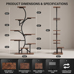 PLANT STAND WITH GROW LIGHTS – MULTI-TIER INDOOR SHELF - 4