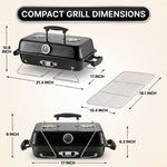 PORTABLE TABLETOP BBQ GRILL – CHARCOAL OUTDOOR GRILLS FOR CAMPING, PATIO, BEACH & BACKYARD - 4