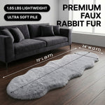 Faux Rabbit Fur Shaggy Rug – Ultra Soft Fluffy Machine Washable Area Rug for Bedroom, Living Room & Teen Room - 4