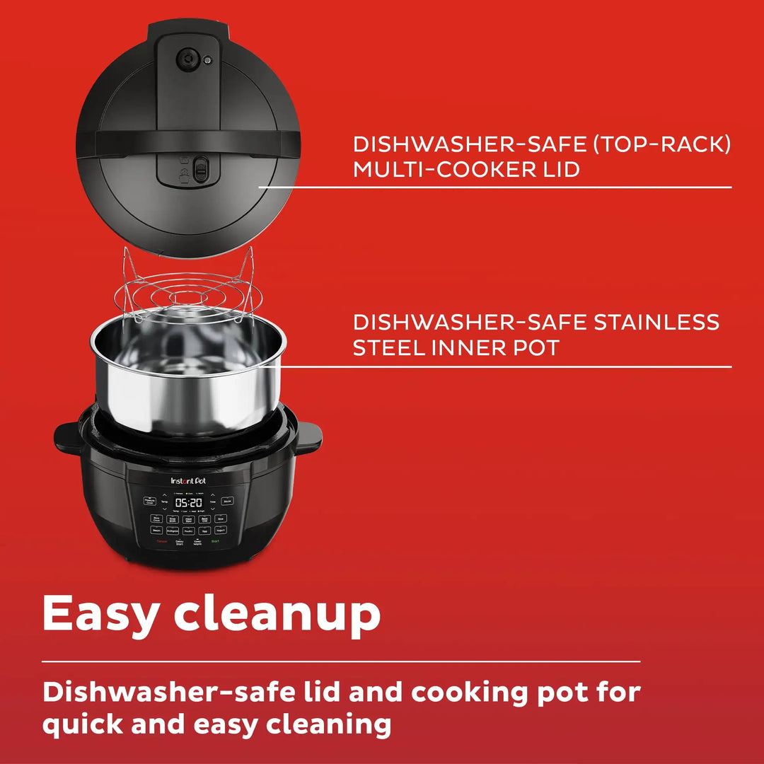 7.5 Qt Large Pressure Cooker with 7-in-1 Multicooker Settings