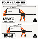 Portable Workbench & Folding Sawhorse – 2-in-1 Work Table - 4