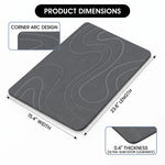 STONE BATH MAT – QUICK-DRY DIATOMACEOUS EARTH SHOWER MAT - 4