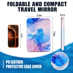 Portable LED Makeup Mirror – Rechargeable, Adjustable Brightness, Compact & Travel-Friendly - 4