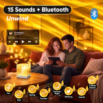 SUNSET LAMP & NORTHERN LIGHTS PROJECTORS WITH REMOTE - 4