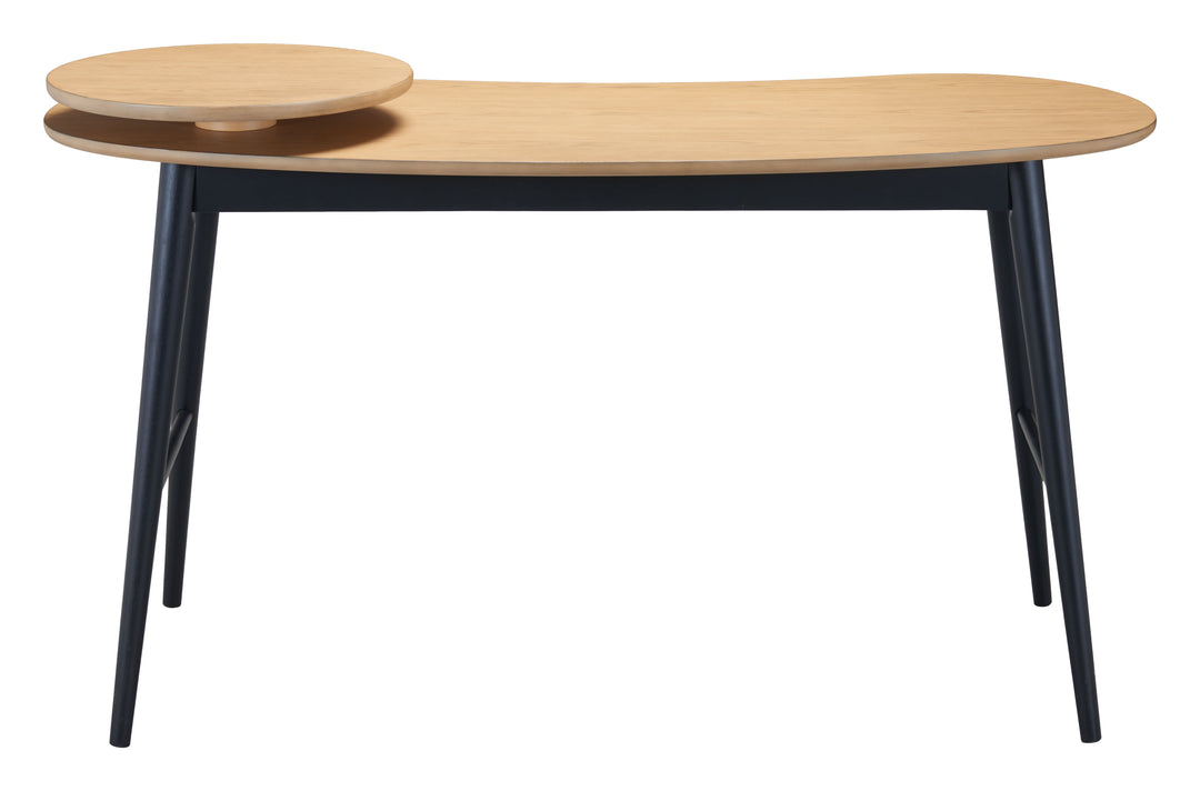 Contemporary Wooden Desk – Streamlined Workspace with Drawer Storage | Modern Home Office Furniture | Trufairs