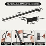 Picture Lights for Wall, Rechargeable Battery Operated LED Gallery Light Bar with Remote & Timer, Dimmable Wireless Wall Sconce for Paintings & Frames - 4
