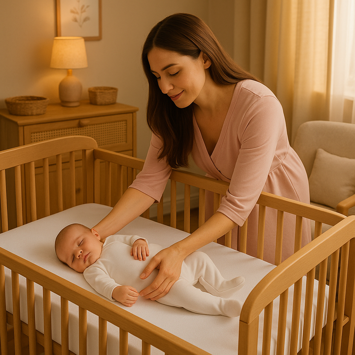 Premium Waterproof Bamboo Terry Crib Mattress Protector - Ultra-Soft 5" Deep Pocket Cover with Silent Protection