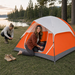 2-4 PERSON LIGHTWEIGHT BACKPACKING DOME CAMPING TENTS - 4