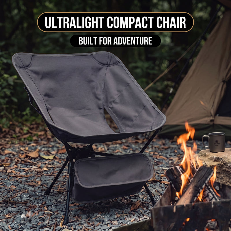 Ultralight Folding Camping Chair – Portable Outdoor High-Back Seat - 4