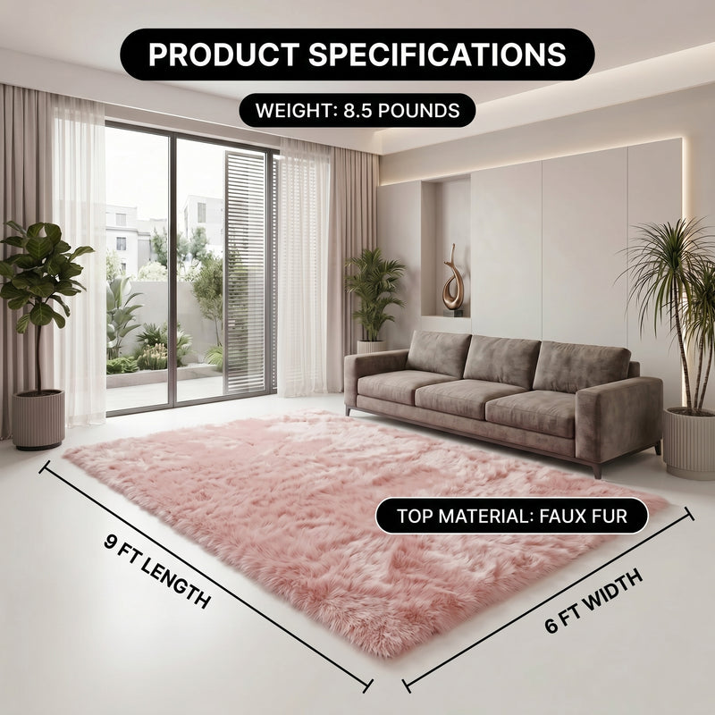 Plush Faux Fur Sheepskin Rug – Soft & Cozy Area Runner - 4