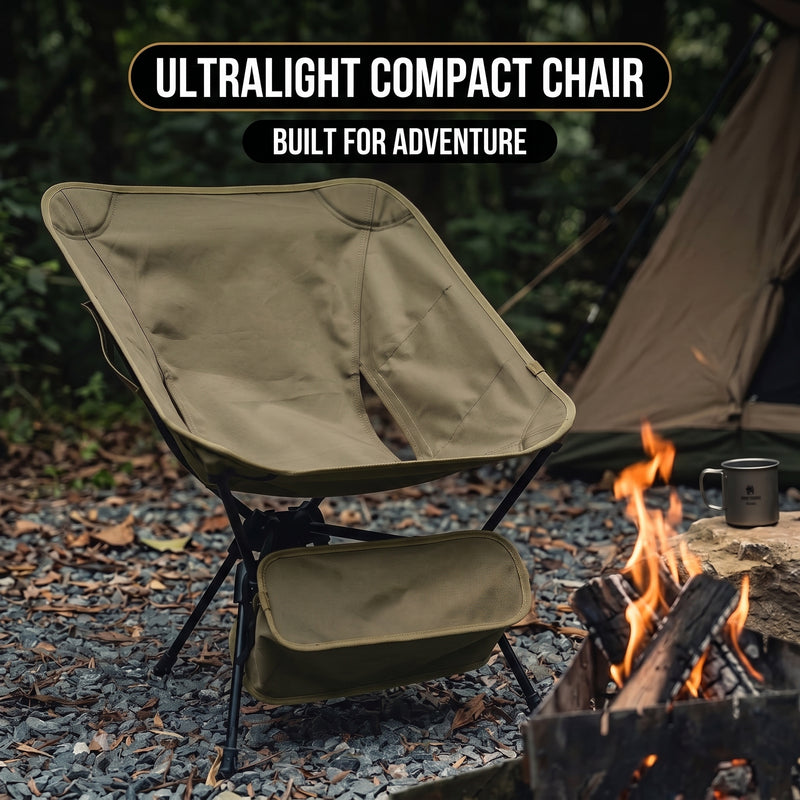 Ultralight Folding Camping Chair – Portable Outdoor High-Back Seat - 4