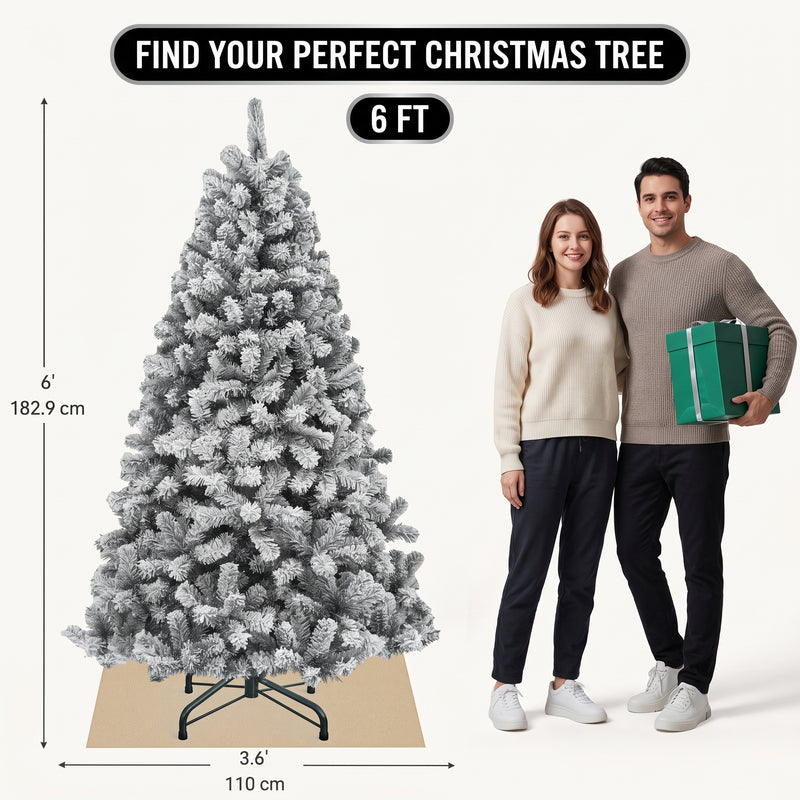 PRE LIT CHRISTMAS TREE – COLOR CHANGING LED LIGHTS WITH REMOTE CONTROL - 4