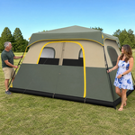8–10 Person Instant Cabin Camping Tent with Room Divider - 4