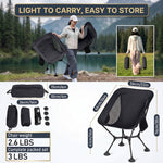 Ultralight Folding Camping Chair – Portable Outdoor High-Back Seat - 4