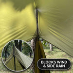 CAMPING HAMMOCK TENT WITH RAIN FLY & MOSQUITO NET – 2-PERSON CAMPING KIT