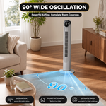 Tower Fan With Remote – 90° Oscillation, 36″ & 42″ - 4