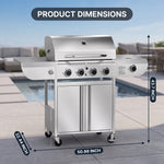 Grate for Outdoor Backyard BBQ Cooking - 4