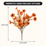 ARTIFICIAL FLOWERS FOR OUTDOORS – UV-RESISTANT FALL MIX - 4