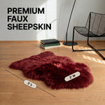 Plush Faux Fur Sheepskin Rug – Soft & Cozy Area Runner - 4