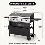 Grate for Outdoor Backyard BBQ Cooking - 4