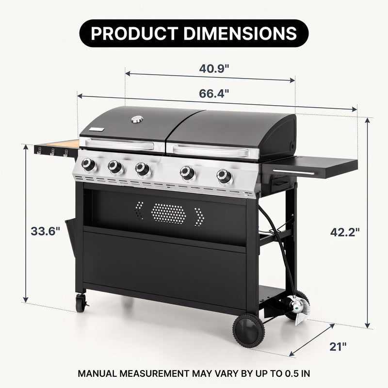 Grate for Outdoor Backyard BBQ Cooking - 4