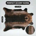 Faux Cowhide Rug – Animal Print Area Rug for Living Room, Bedroom & Office - 4