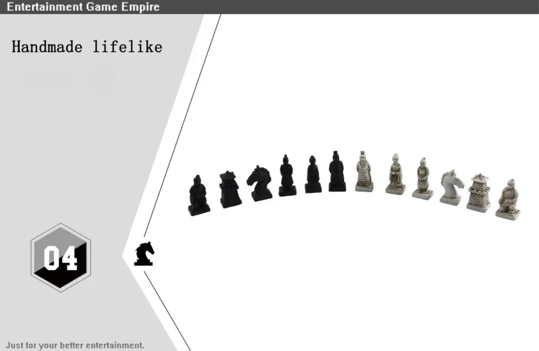 High end metal chess pieces, 38cm/15 inches, ebony wooden chessboard, providing foldable classic games for chess enthusiasts