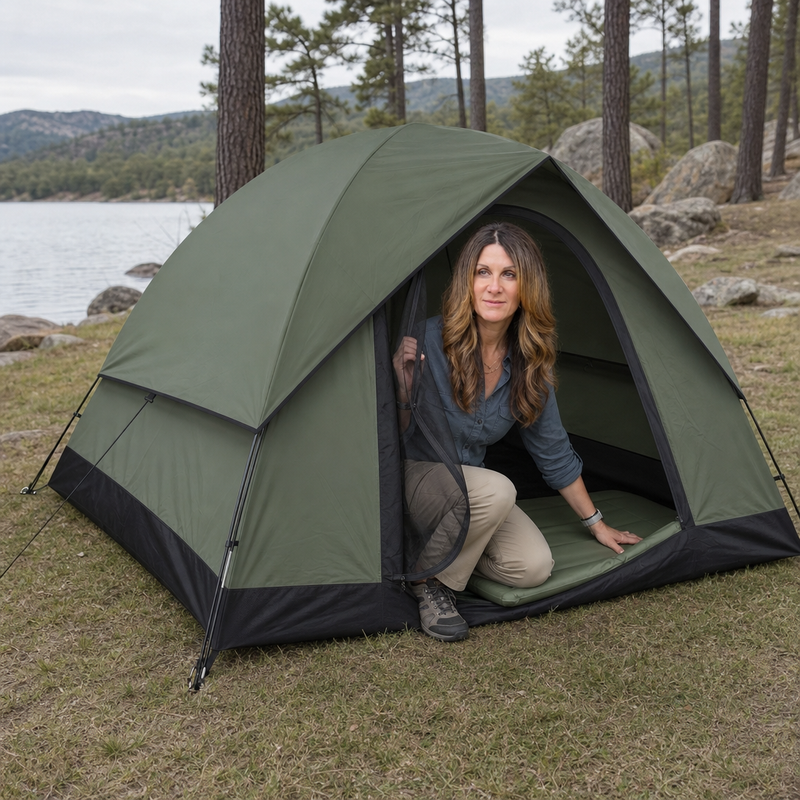 2-4 PERSON LIGHTWEIGHT BACKPACKING DOME CAMPING TENTS - 4