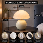 MUSHROOM LAMP – CORDLESS, RECHARGEABLE & TOUCH-DIMMABLE - 4