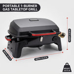 PORTABLE TABLETOP BBQ GRILL – CHARCOAL OUTDOOR GRILLS FOR CAMPING, PATIO, BEACH & BACKYARD - 4
