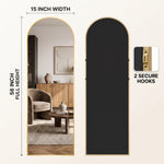 FULL LENGTH MIRROR – ARCHED STANDING & WALL-MOUNT DESIGN - 4