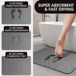STONE BATH MAT – QUICK-DRY DIATOMACEOUS EARTH SHOWER MAT - 4