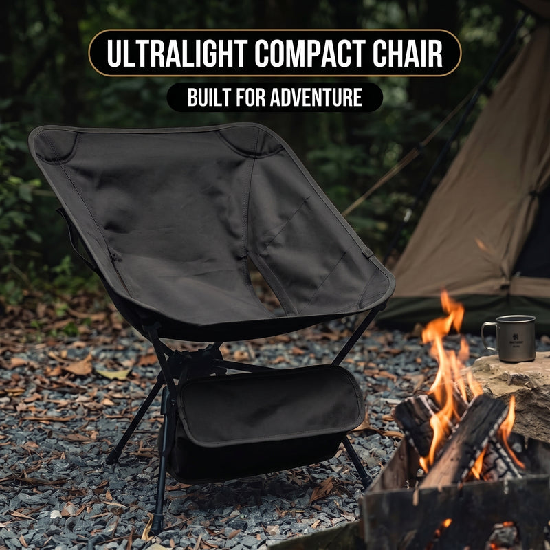 Ultralight Folding Camping Chair – Portable Outdoor High-Back Seat - 4