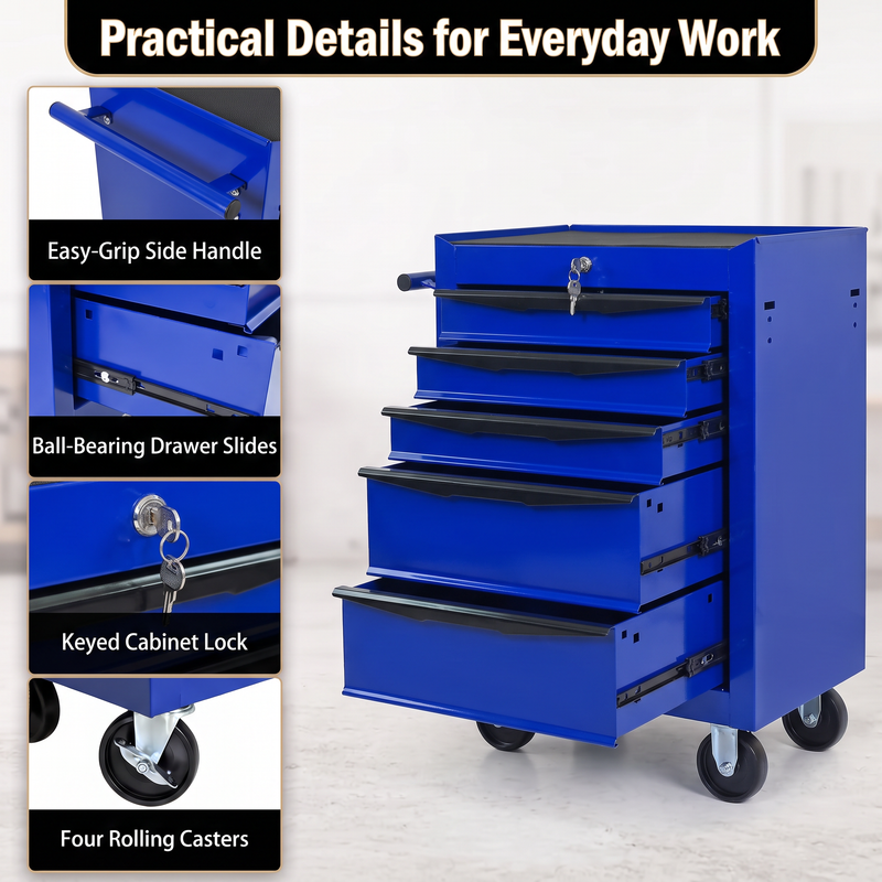 Portable Metal Tool Box Organizer – Compact & Large Options - 4
