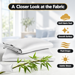 100% Viscose from Bamboo Pillowcases with Zipper, Set of 2 - 4