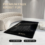 Faux Rabbit Fur Shaggy Rug – Ultra Soft Fluffy Machine Washable Area Rug for Bedroom, Living Room & Teen Room - 4