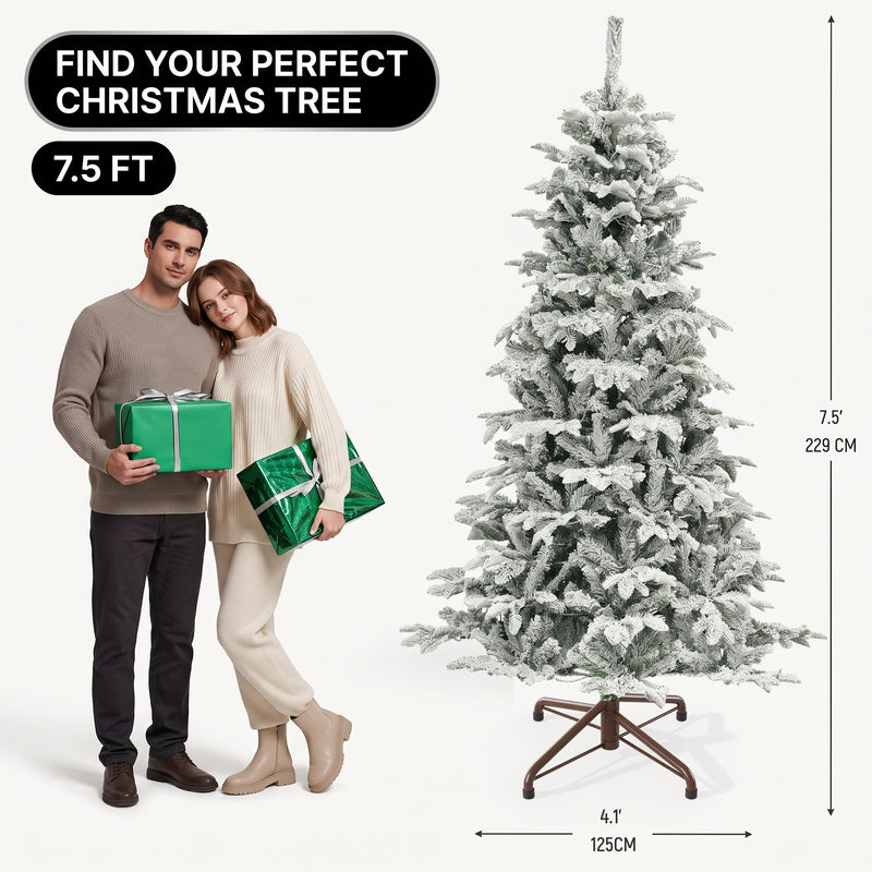 PRE LIT CHRISTMAS TREE – COLOR CHANGING LED LIGHTS WITH REMOTE CONTROL - 4